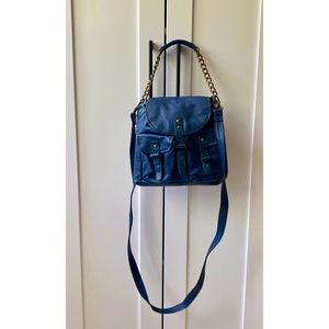 Free People blue crossbody bag